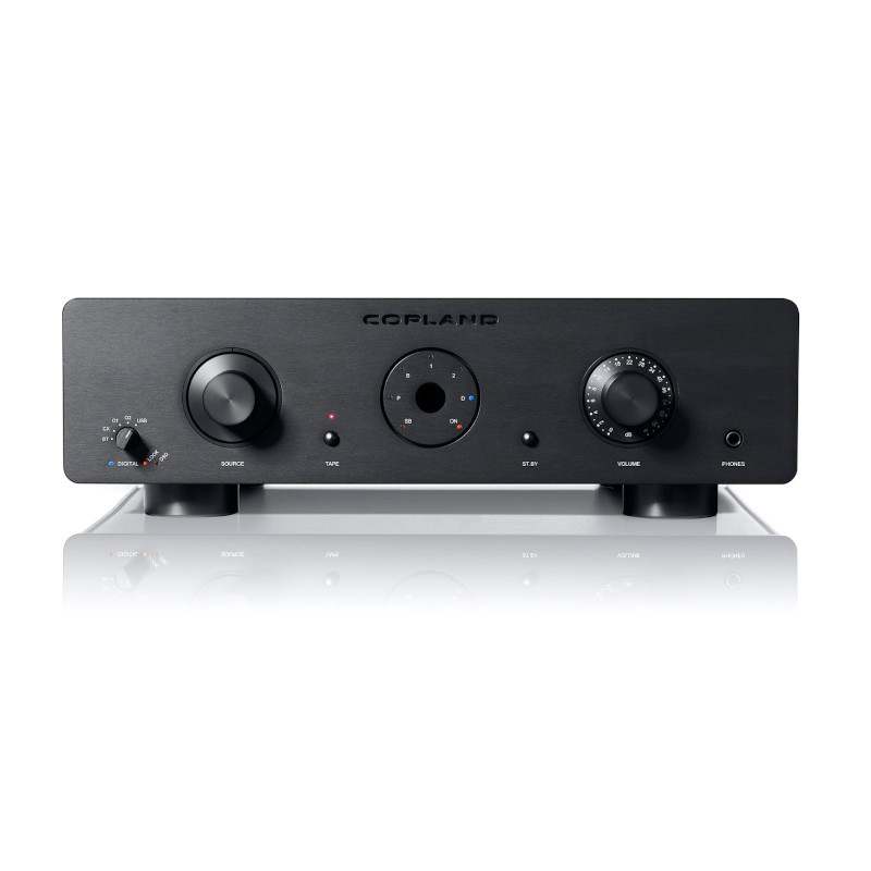 Copland CSA-100 forstærker - Hybrid Rør & Transistor (Sort)